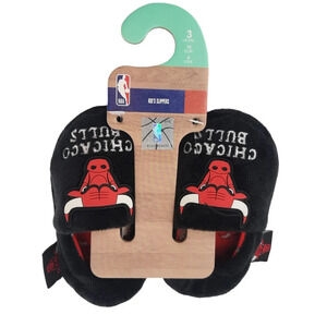 NBA Chicago Bulls Plush Slippers Size 3T